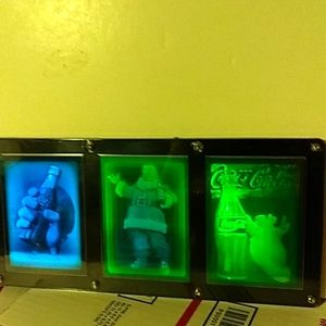 Coca-cola Premium 3 Different  Mirage Holograms sealed in case